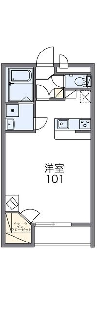 吉川市高富のマンションの間取り