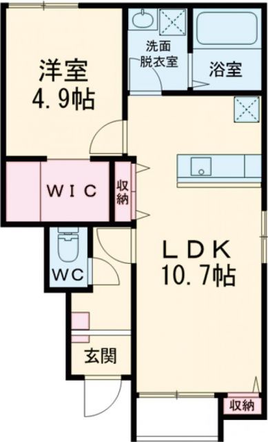 ドミナント早岐の間取り