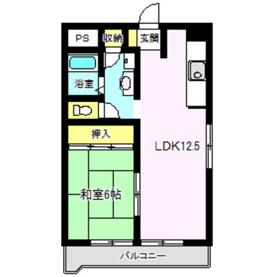 エクセレントマンションの間取り