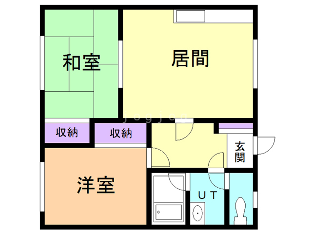 ハラダマンションの間取り