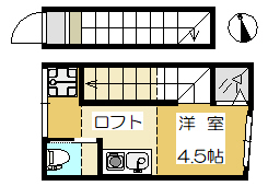 【サークルハウス都立大学の間取り】