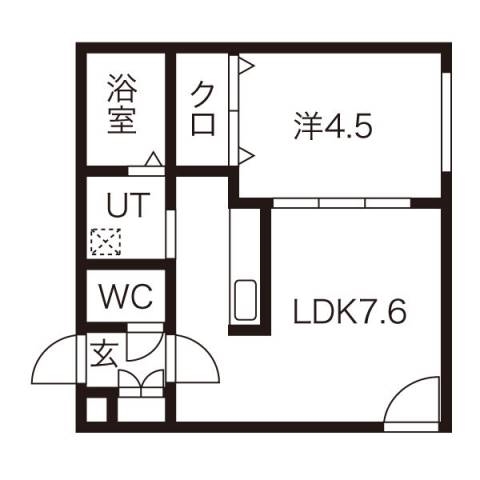 クレアメゾン環状通東の間取り