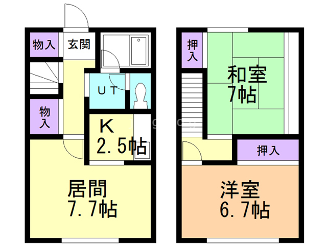 メゾンノザキの間取り