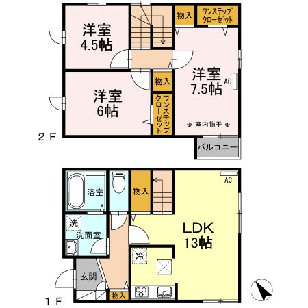 【ソネット仲町台の間取り】