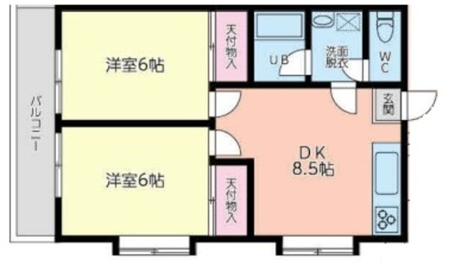 リーフハピネスの間取り