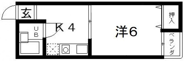 藤井寺市林のマンションの間取り