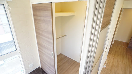 収納　ウォークインクローゼット