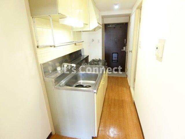 その他　シンクの横には冷蔵庫スペース。