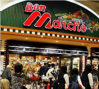 スーパー　ボンマルシェ　デリッソ店（スーパー）まで406m