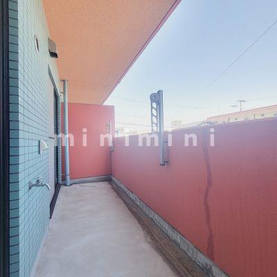 バルコニー　※写真は別号室のものですので現状優先とさせていただきます