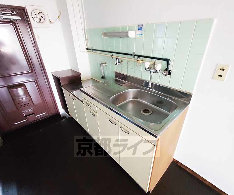 キッチン　ガスコンロ設置可