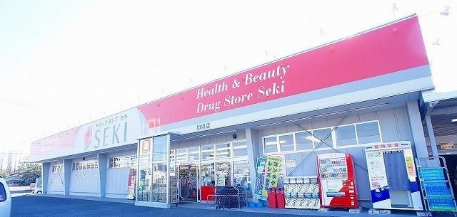 ドラックストア　ドラッグストアセキ加須店（ドラッグストア）まで800m