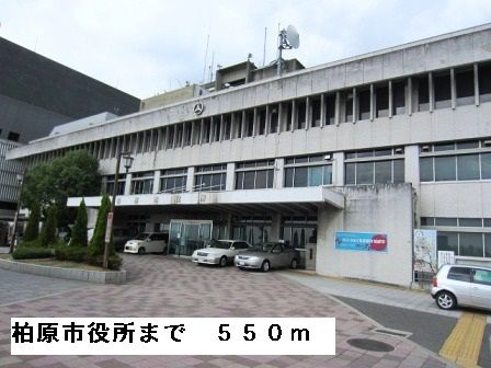 役所　柏原市役所（役所）まで550m