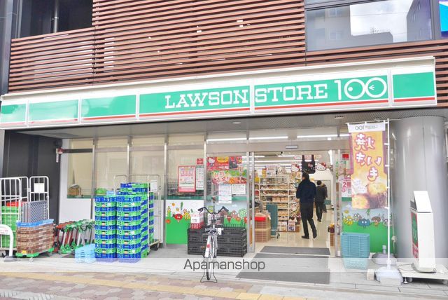 コンビニ　ローソンストア１００（コンビニ）まで188m
