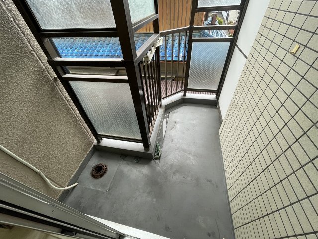バルコニー　お洗濯にも便利なバルコニー付き