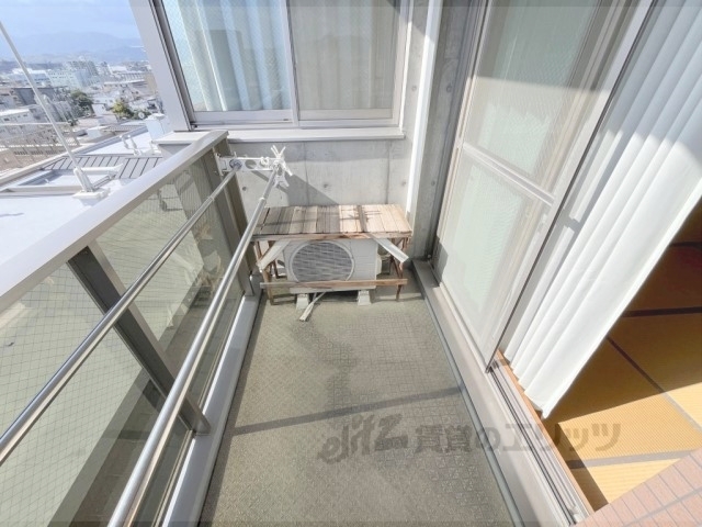 バルコニー　家具・家電は全て撤去されます。