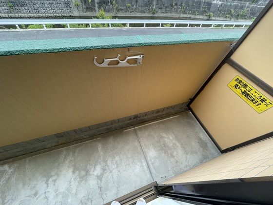 バルコニー　※他号室の写真になります。