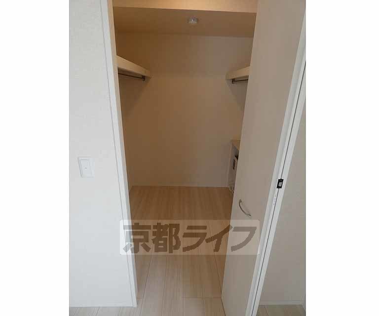 収納　ウォークインクローゼットです。