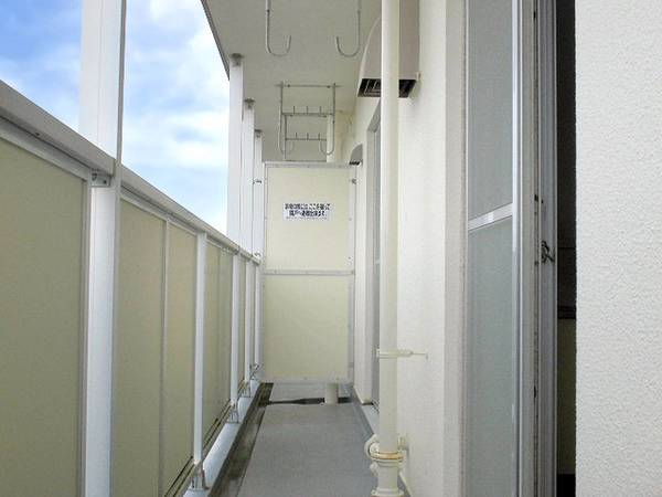 バルコニー　ビレッジハウスの同一物件・同一タイプの間取りの写真です