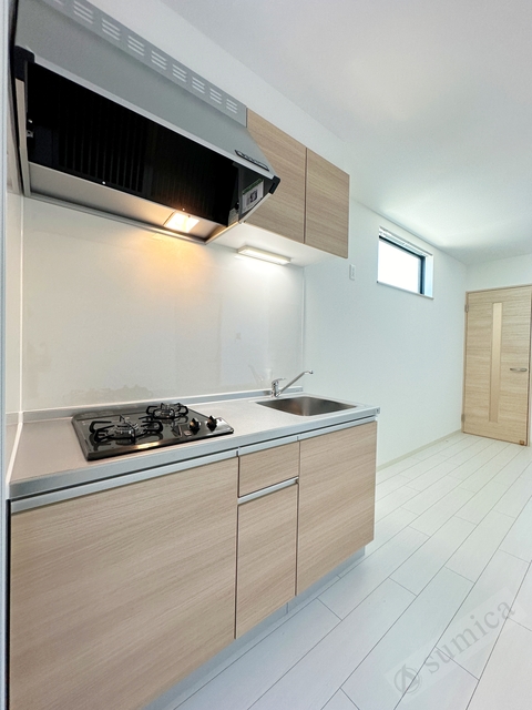 キッチン　２口システムキッチン・お料理もグレードアップ♪