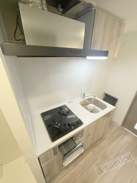 キッチン　２口システムキッチンでお料理楽しく♪♪