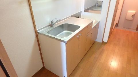 キッチン　２口ガスコンロが置ける流し台♪（イメージ）