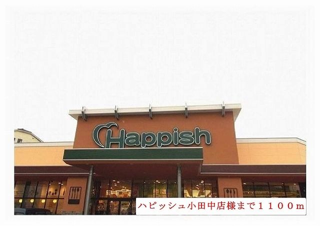 スーパー　ハピッシュ小田中店様（スーパー）まで1100m