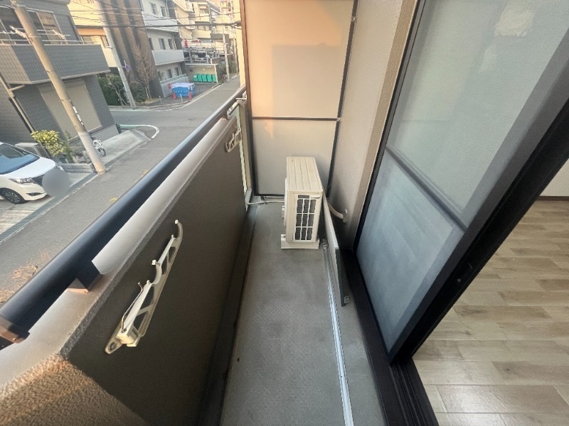 バルコニー　モデルルームのお写真になります。