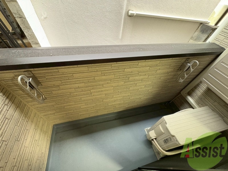 バルコニー　バルコニーは外干しが可能となっております。