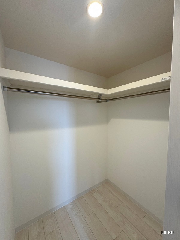 収納　ウォークインクローゼット完備！