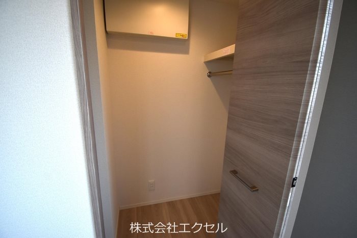 収納　ウォークインクローゼットです。