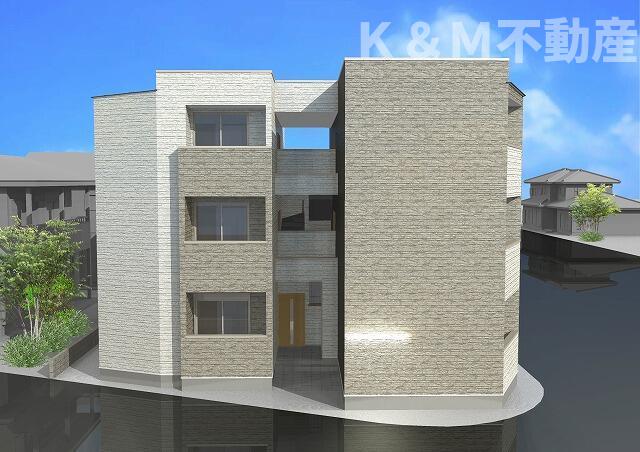 建物外観　こちら、外観パースです