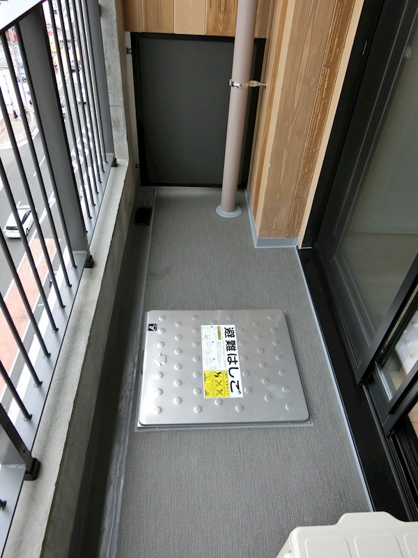 バルコニー　展望良好なバルコニー付き♪