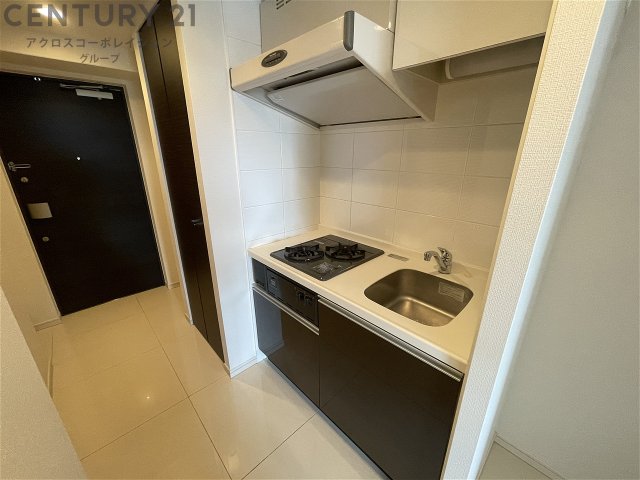 キッチン　2口ガスコンロ付き！