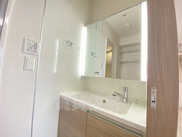 洗面設備　同建設会社施工例