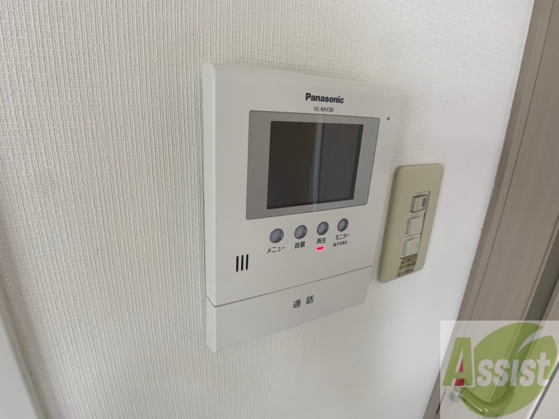 セキュリティ　インターホンで来客確認ができます。色々な機能が付いています。