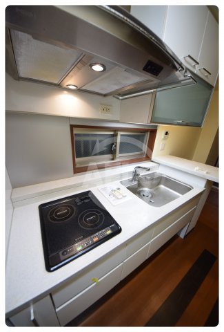 キッチン　CITY　SPIRE上町台　2口IHシステムキッチン