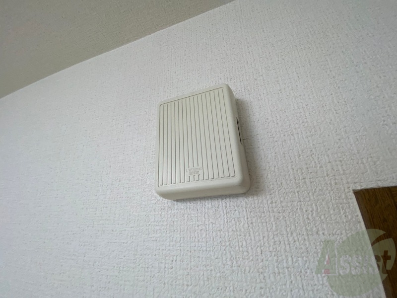 セキュリティ　来客時にはこちらのチャイムが鳴りますよ。