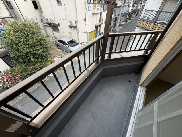 バルコニー　バルコニーがあります