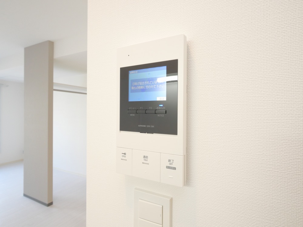 セキュリティ　TVモニターホンでお客様のお顔も見えて安心です！