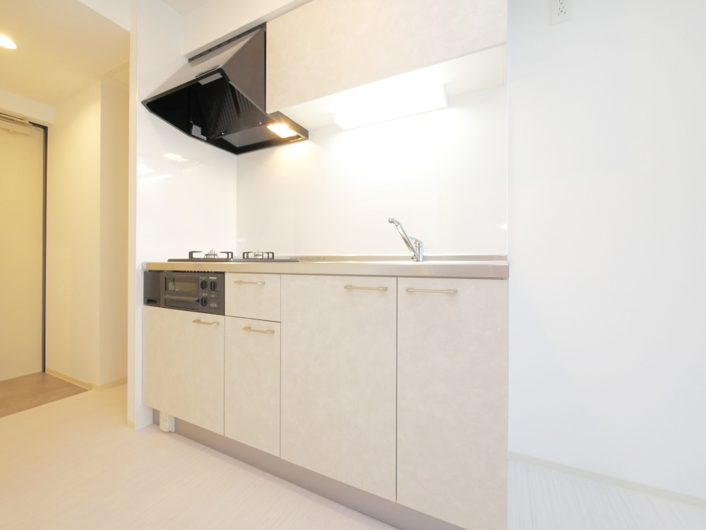 キッチン　嬉しいシステムキッチン付きです♪コンロを買わなくてもOK♪