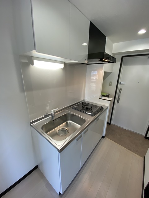 キッチン　自炊時に便利な２口キッチンです。