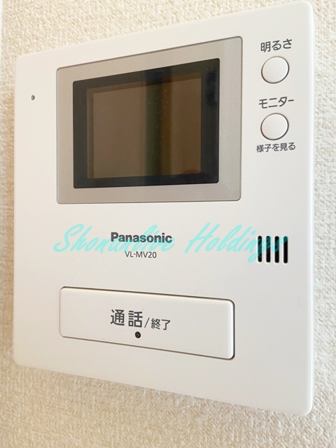 セキュリティ　安心のモニター付きインターフォン