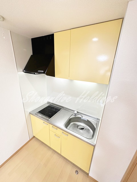 キッチン　2口IHコンロ付きシステムキッチン