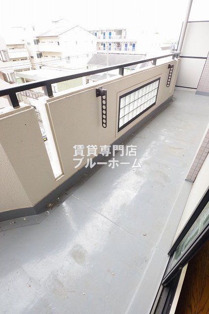 バルコニー　広いバルコニーです！