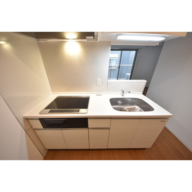 キッチン　内装は落ち着いています