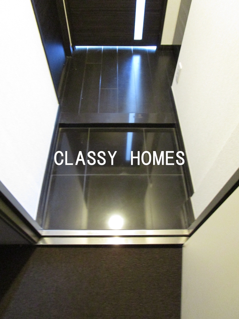 玄関　2013年竣工　ル・リオン南大井：玄関