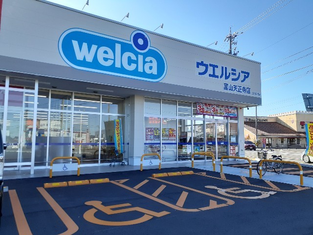 ドラックストア　ウエルシア富山天正寺店（ドラッグストア）まで400m