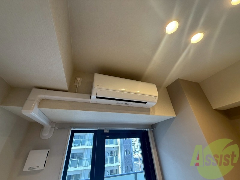 その他設備　エアコンも設置されております。来客確認はコチラからどうぞ。