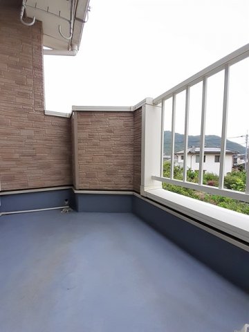 バルコニー　広々としたバルコニーです